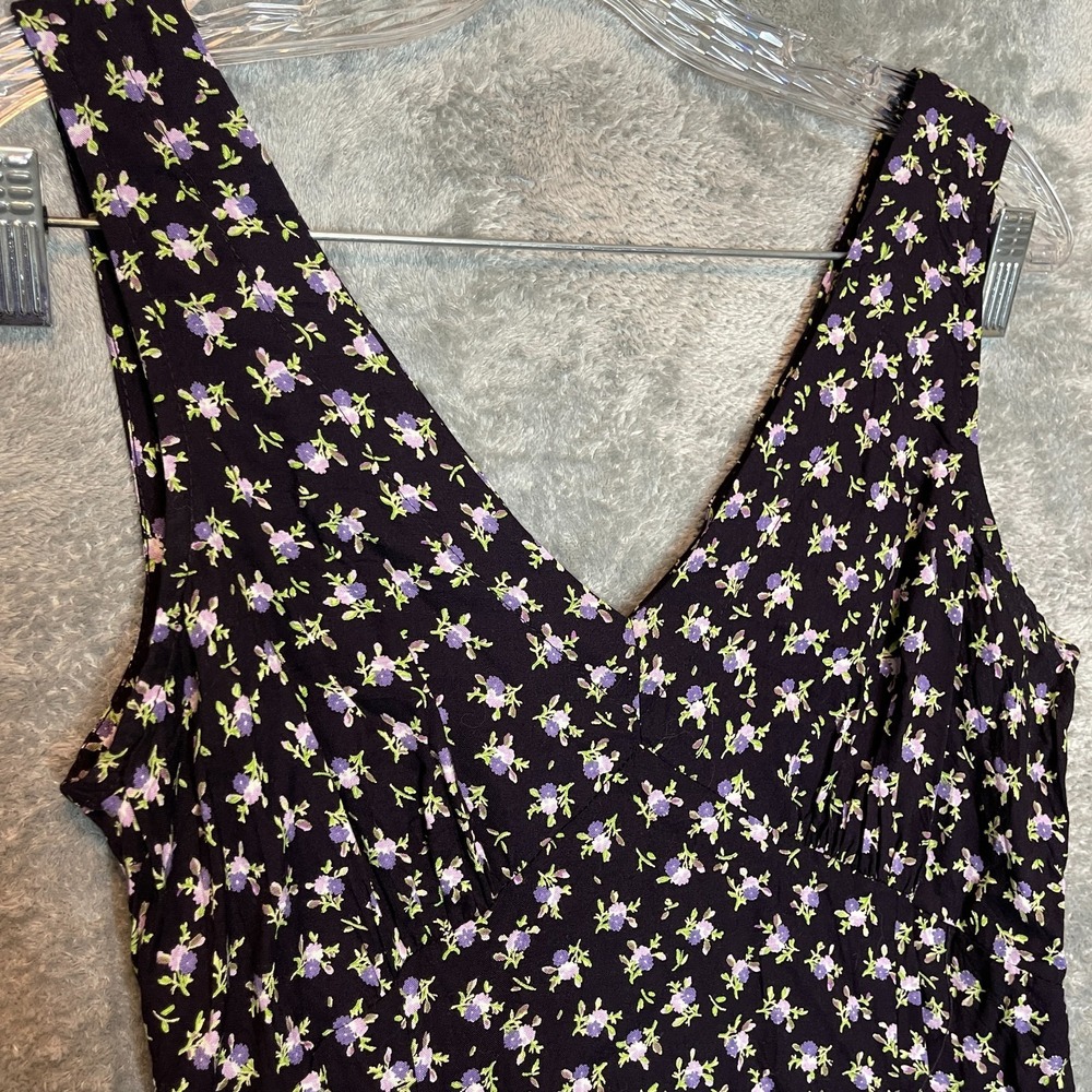 MODA Women Ditzy Floral Sundress 10 Babydoll 90s It Girl Romcom Fairy Grunge